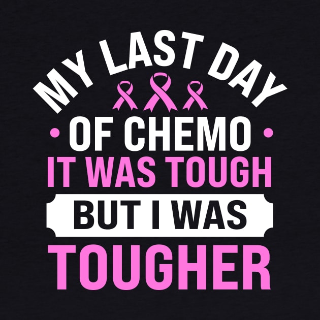 my last day of chemo it was tough but i was toughe by TheDesignDepot